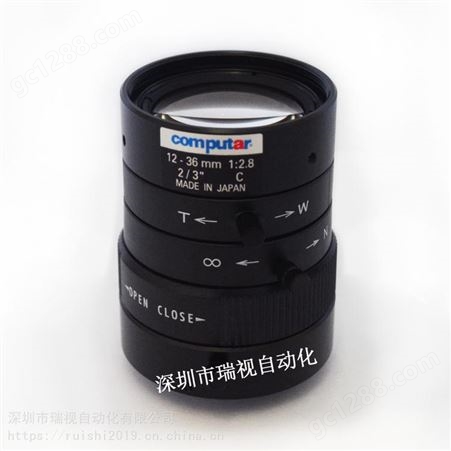 M3Z1228C-MP 工业镜头 Computar镜头 12-36mm镜头 百万像素镜头