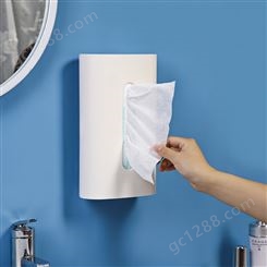 洗脸巾收纳盒壁挂式纸巾盒卫 生间一次性洁面巾抽纸盒 免打孔
