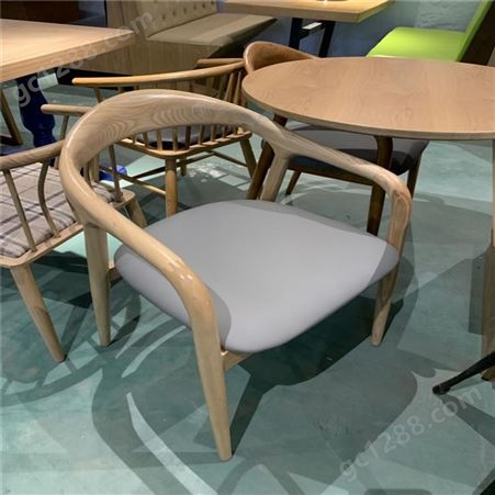 青岛实木椅子 新中式仿古实木椅 餐厅酒店橡木椅子 来图来样定制