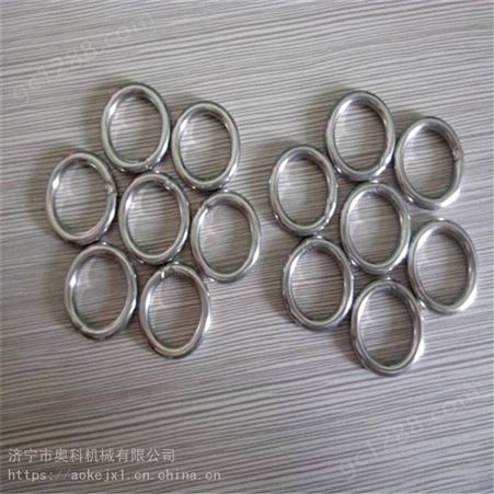 加工不锈钢方形环 焊接方扣 不锈钢焊接d扣 定制铁圈 圆铁圈