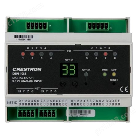 DIN-8SW8-I 快思聪Crestron 继电器模块开关控制 八路