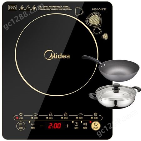 Midea/美的 WK2102电磁炉智能家用大火力超薄玻璃触摸屏磁炉