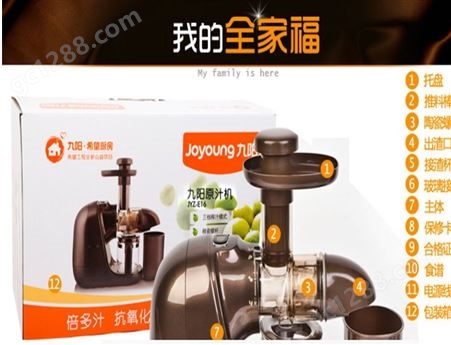 Joyoung/九阳 JYZ-E16原汁机家用全自动多功能窄果蔬炸水果榨汁机