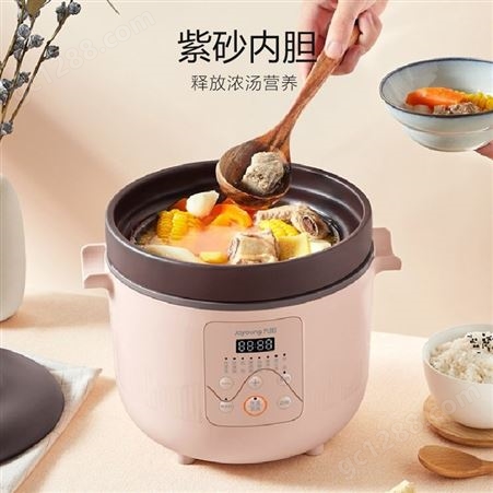 九阳 DG30Z-GD501电炖锅电炖盅3L紫砂养生全自动预约家用煮粥煲汤