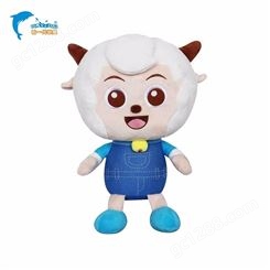 可爱外形毛绒玩具设计_广东闯关喜羊羊毛绒玩具加工工厂