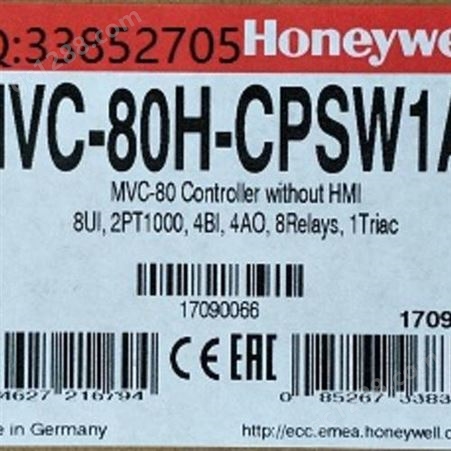 MVC-80MCPSW1A供应honeywell DDC控制器 MVC-80MCPSW1A,MVC-80HCPSW1A，XL50A,XL50A-M