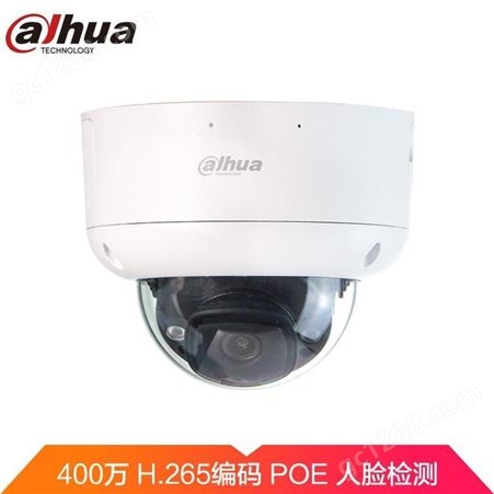 重庆大华 人脸识别摄像头400万高清监控DH-IPC-HDBW4443R1 监控批发