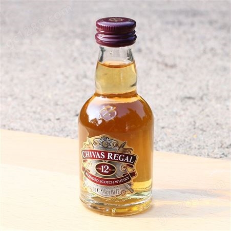 芝华士12年50ml小酒版苏格兰调配型威士忌玻璃瓶酒伴保乐力加行货