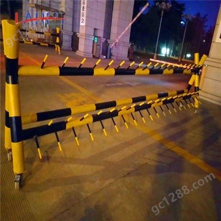 黄黑拒马移动护栏钢制移动拒马路障生产厂家