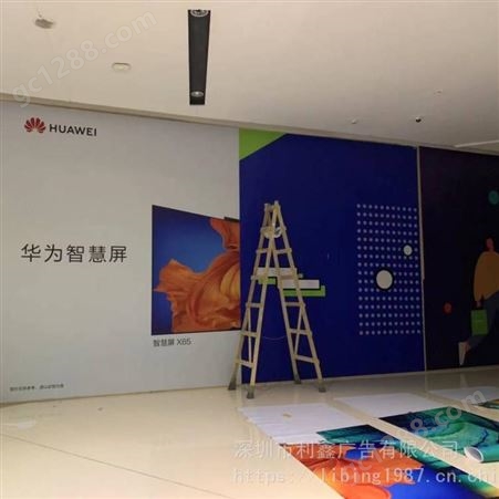 深圳商场围挡画面喷绘制作厂家