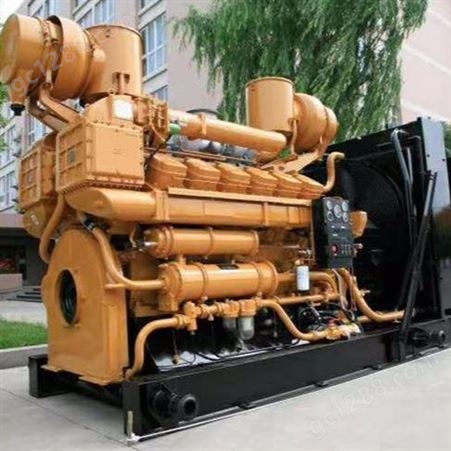回收二手190系列内混式燃气发电机组   济南柴油机产500KW发电机组