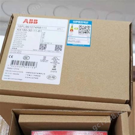 ABB接触器AX150-30-11各电压规格都有销售