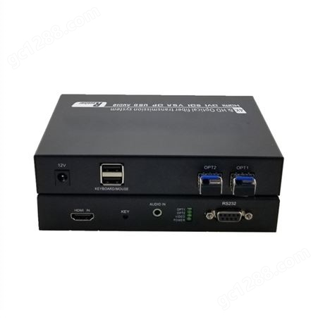 小鱼视频 HDMI光端机 双光纤备份 1托2   可分配HDMI视频光端机