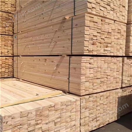 山东工地建筑方木生产厂家出售 5米4米3米建筑木方规格尺寸齐全_禄森木业