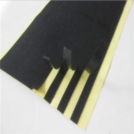 重庆黑色单面胶绒布胶垫生产厂家