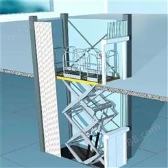 （室内外）剪叉升降货梯 不同楼层间实现多点控制 操作方便