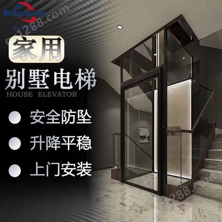 恒升家用电梯 家用别墅电梯 室外电梯 观光家用电梯 可定制