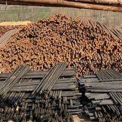 盛金源  生产 6米木杆 D11x6米 防腐线杆 油炸杆 电力木杆  木杆厂家 6-10米 抱箍 夹板