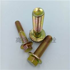 厂家 法兰面螺丝 带齿防滑螺栓 高强度镀锌法兰螺栓