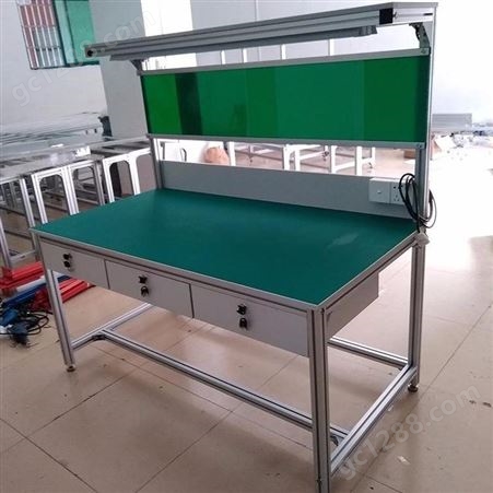 工作桌厂家创优CY-GZT75501铝制检验桌品质检测桌铝型材装配桌生产商