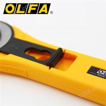 日本原装OLFA RTY-3/G旋转式裁缝(拼布)滚刀轮刀 裁纸刀60mm