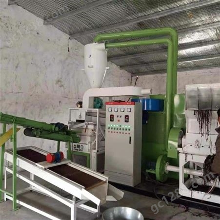 绿捷环保废电线处理设备干式铜米机机械处理技术