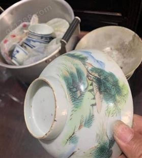 旧瓷器 老瓷器收购免费上门 家用旧瓷器大碗回收