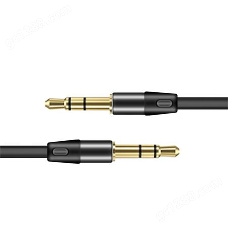 AUX车载音频线 3.5mm高光对录音频连接线公对公 支持定制