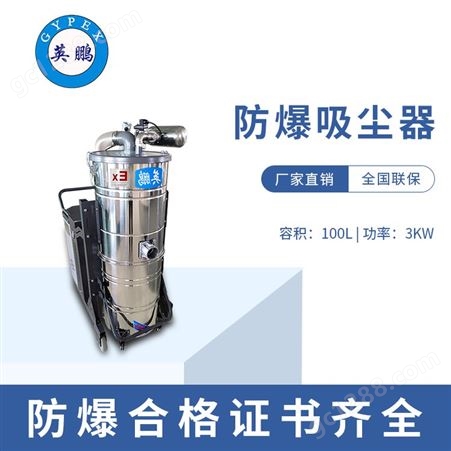 广州工业吸尘器厂家 干湿两用 宁德化工厂防爆吸尘器100升