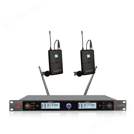 帝琪坐式麦克风扩声音视频会议系统采购一拖二无线台式会议话筒DI-3802A