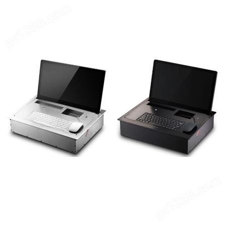 帝琪集团无纸化会议办公软件桌面式无纸化会议系统安装17.3寸超薄液晶屏翻转器QI-2005