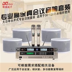 帝琪DIQI舞台演出无线话筒厂家报告厅扩声系统设备一拖二无线手持话筒DI-3802A