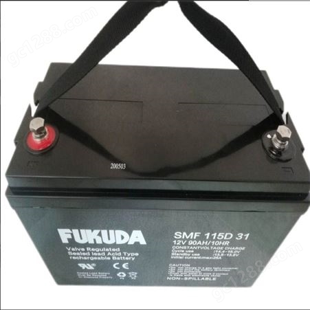 FUKUDA蓄电池ES90-12 12V90AH通讯 精密仪器电厂备用铅酸电池