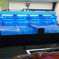 重庆海鲜池定制报价 超市鱼池贝壳池工程 潇湘户外承接海鲜池工程