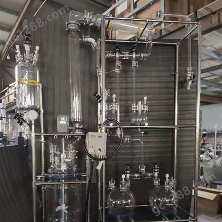 YSF系列中试玻璃反应釜 玻璃精馏塔反应釜定制