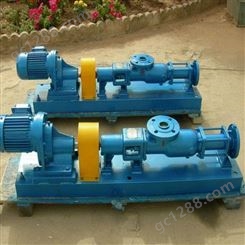 G型单螺杆泵 上海超凡G25-1 厂家供应 压滤机进料上料泵 不锈钢微型污泥螺杆泵