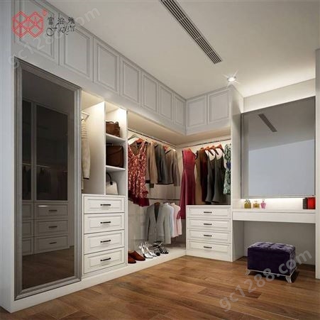 衣橱衣物收纳柜整体衣帽间全屋定制组装卧室简易衣柜板式