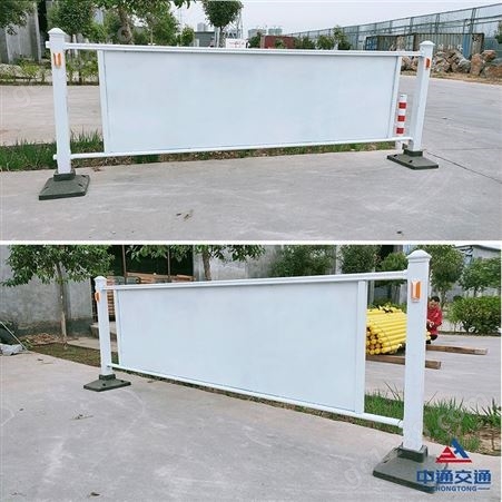 广告护栏 锌钢道路广告板护栏 户外人车分流广告牌宣传栏隔离栏杆