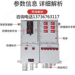 防爆配电箱/防爆照明（动力）配电箱柜BXM53系列技术参数