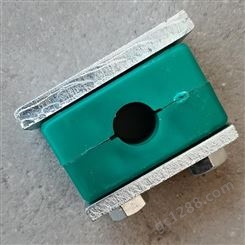 重型液压管夹 轻型单螺栓管夹 汽车塑料管夹_德明橡塑