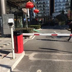 华夏源龙 北京道闸设备-停车场直杆道闸-小区自动升降杆 
