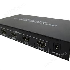 HDMI画面分割器 高清四画面分割器 富尼通视频画面分割器
