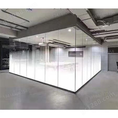 渐变磨砂夹胶玻璃 办公司玻璃屏风隔断 艺术装饰玻璃工程酒店玻璃
