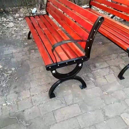 加工定制 椅子 北京实木公园长椅 河北连排椅 可定制