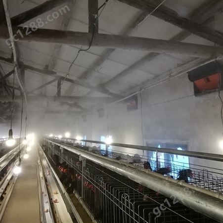 养殖厂降温设备 养鸡场喷雾消毒设备  景观喷雾设备  米孚科技