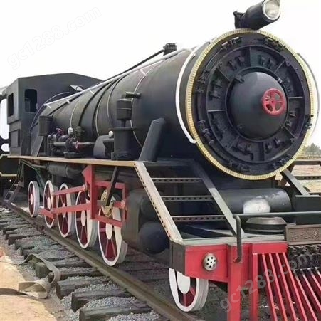 创意铁艺模型定制复古火车头模型