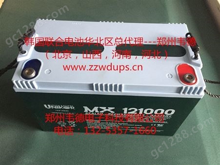 联合电池 M121000 UNIKOR12V100AH  UPS  EPS 直流屏专用