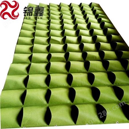 东莞厂家JinXin/锦鑫 立体种植袋 无纺布垂直壁挂式毛毡植物袋