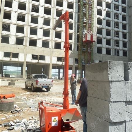 沈阳建筑二次构造柱上料机高度可调 沐夏打混凝土二次结构灌柱机