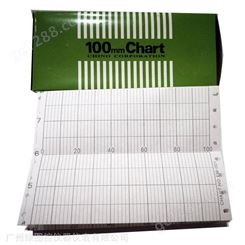 EM-001记录纸 CHINO千野打印纸100MMCHART绿图控